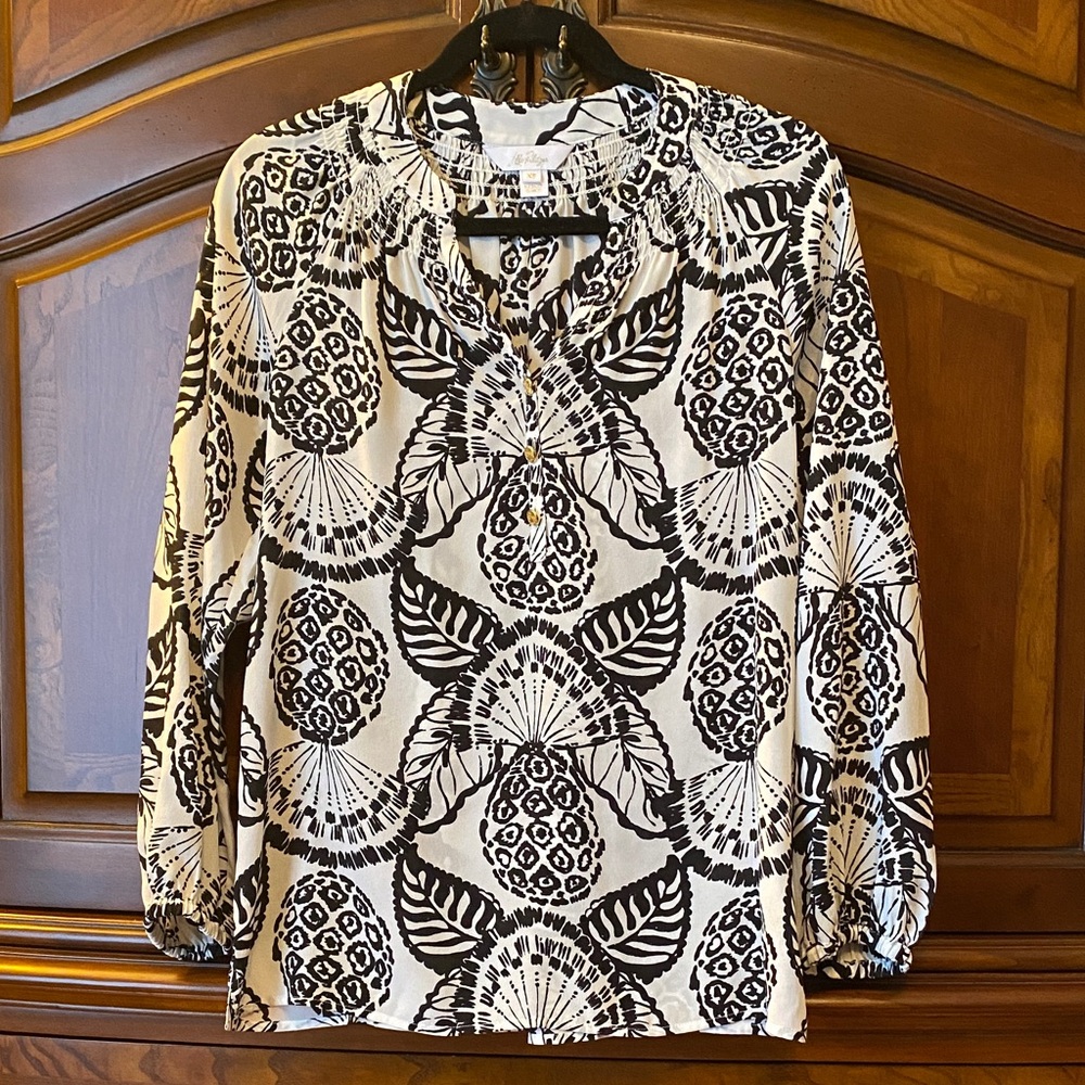 Lilly Pulitzer Elsa Silk Blouse